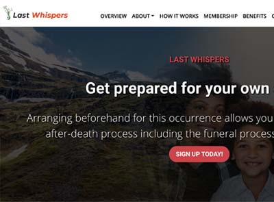 LastWhispers website